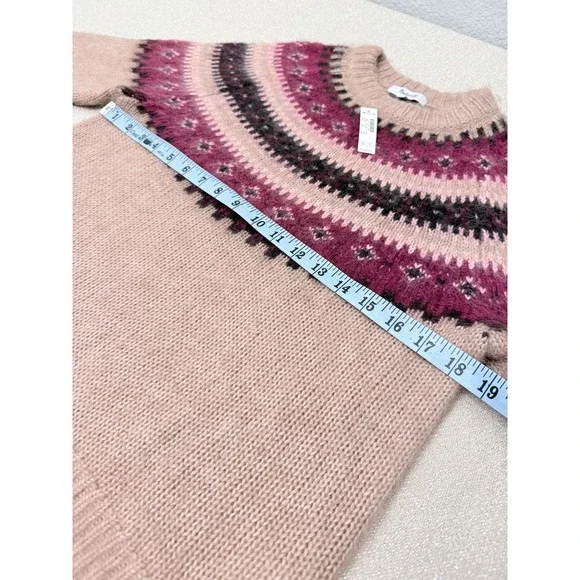 NWT Madewell Sz XXS Fair Isle Alpaca-Blend Sweater $168 - Picture 6 of 13